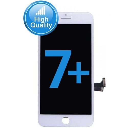 For iPhone 7 PLUS (5.5) LCD & Digitizer (High Quality) - White - Wirefree  Components